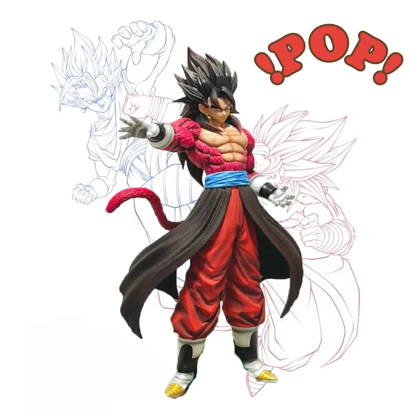 

Dragon Ball Z Figure Son Goku Anime Figure SSJ4 Super Saiyan 4 Son Goku Vegeta Figurine GK Statue Collection Model Toys Gifts