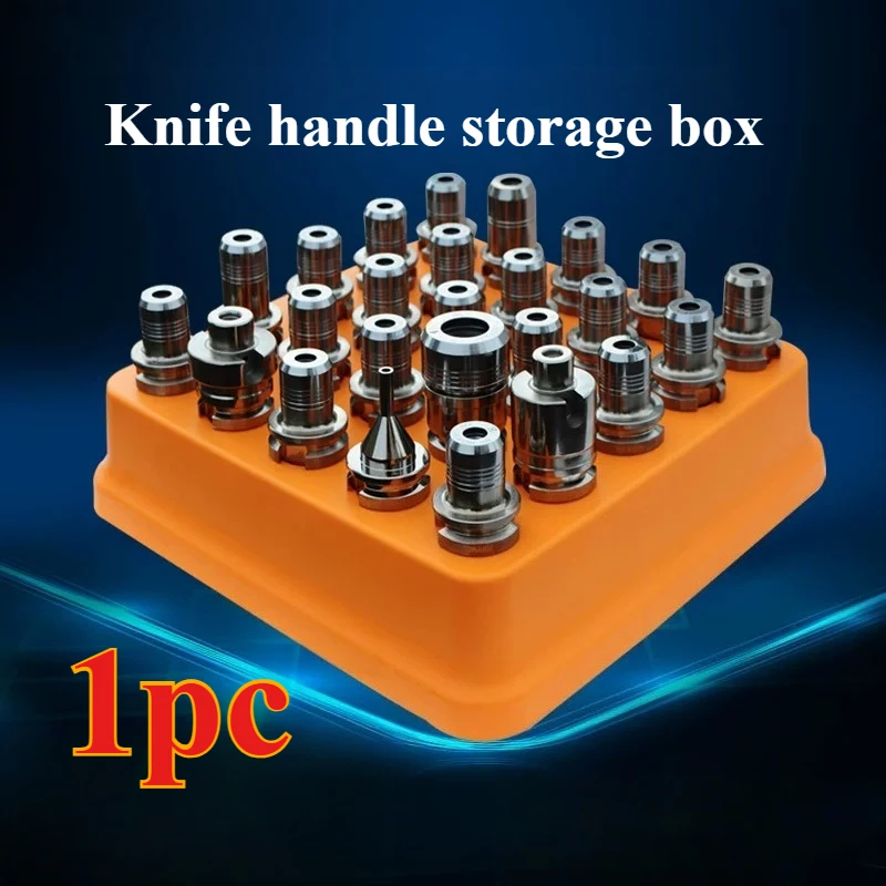 New CNC machining center 16 hole BT40 tool holder storage box hard plastic case tool holder organizer 1pc