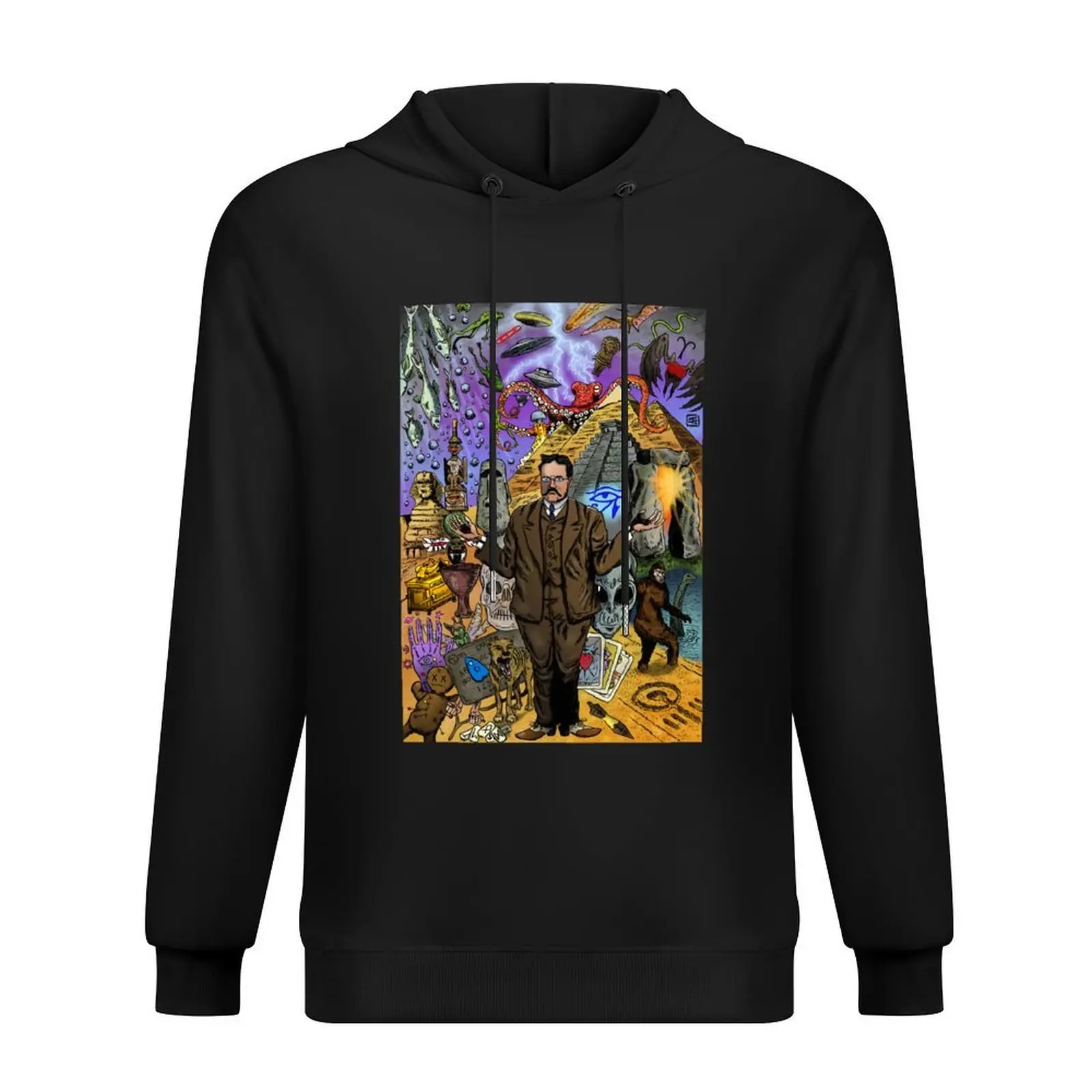 

Charles Fort - Fortean Hoodie clothes for men hooded shirt men's coat men's clothing hoodie oversize