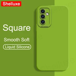 A54 A55 A56 Case Shelluxe Square Liquid Silicone Soft Cases For Samsung Galaxy A56 A55 A54 A52 s A52s A53 Silky Feel Phone Cover