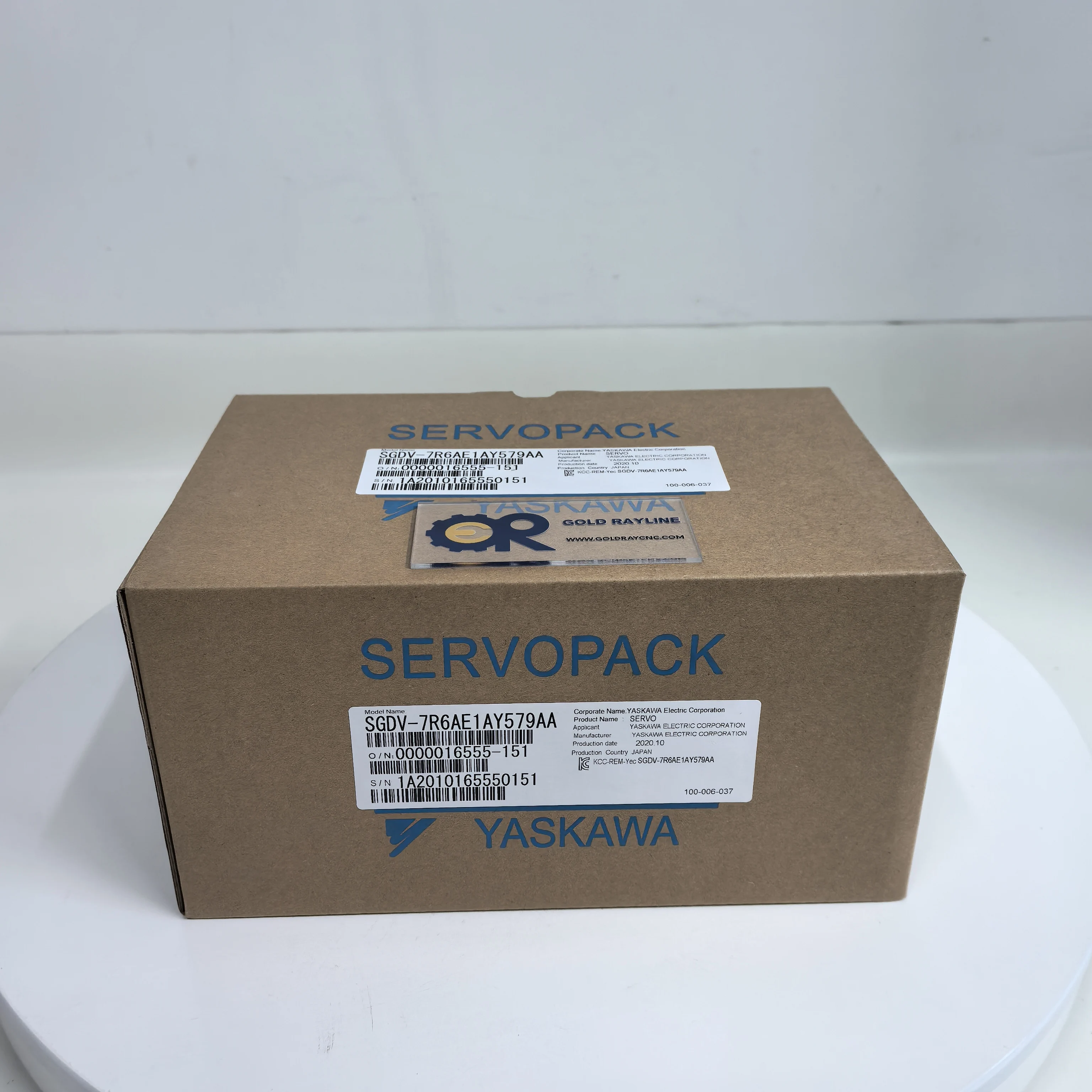 

New Yaskawa SGDV-7R6AE1AY579AA Servo Drive In Stock