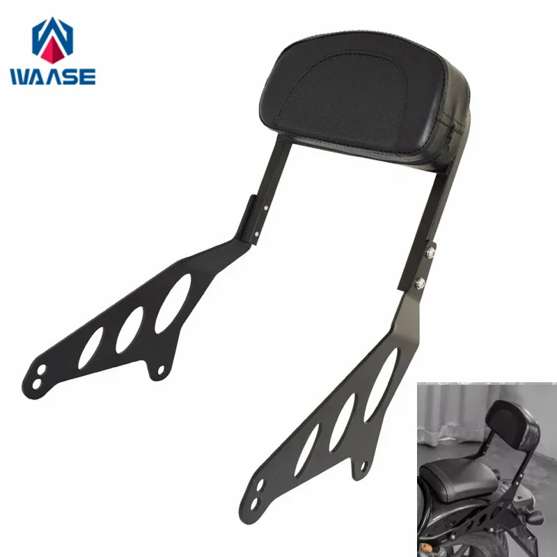 

WAASE CM1100 CMX1100 Rack Luggage Sissy Bar Rear Passenger Backrest Cushion Pad For Honda Rebel 1100 2021 2022 2023 2024