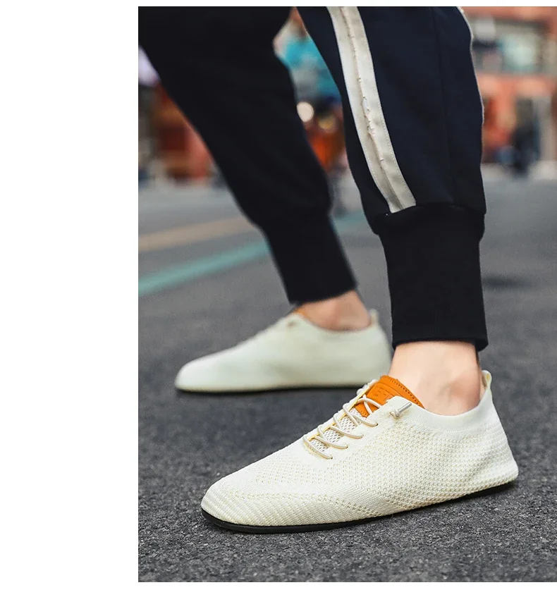 YRZL Herren-Sommer-Mesh-Slipper mit dünnem Boden, neuer Stil, atmungsaktiv, rutschfest, lässig, Wanderschuhe, leichte Fahrschuhe für Herren – Detail 17