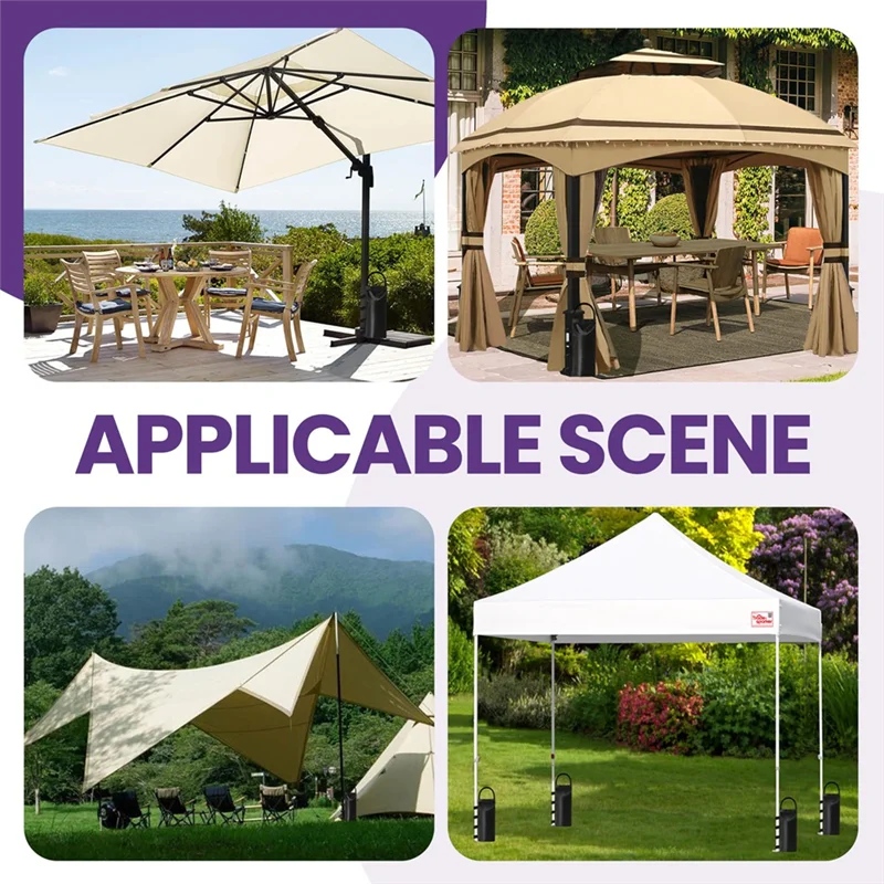 

ABAE-Canopy Weights Up Canopy Weight Bags,Weights For Outdoor Furniture Up Canopy Tent Gazebo Pergola Instant