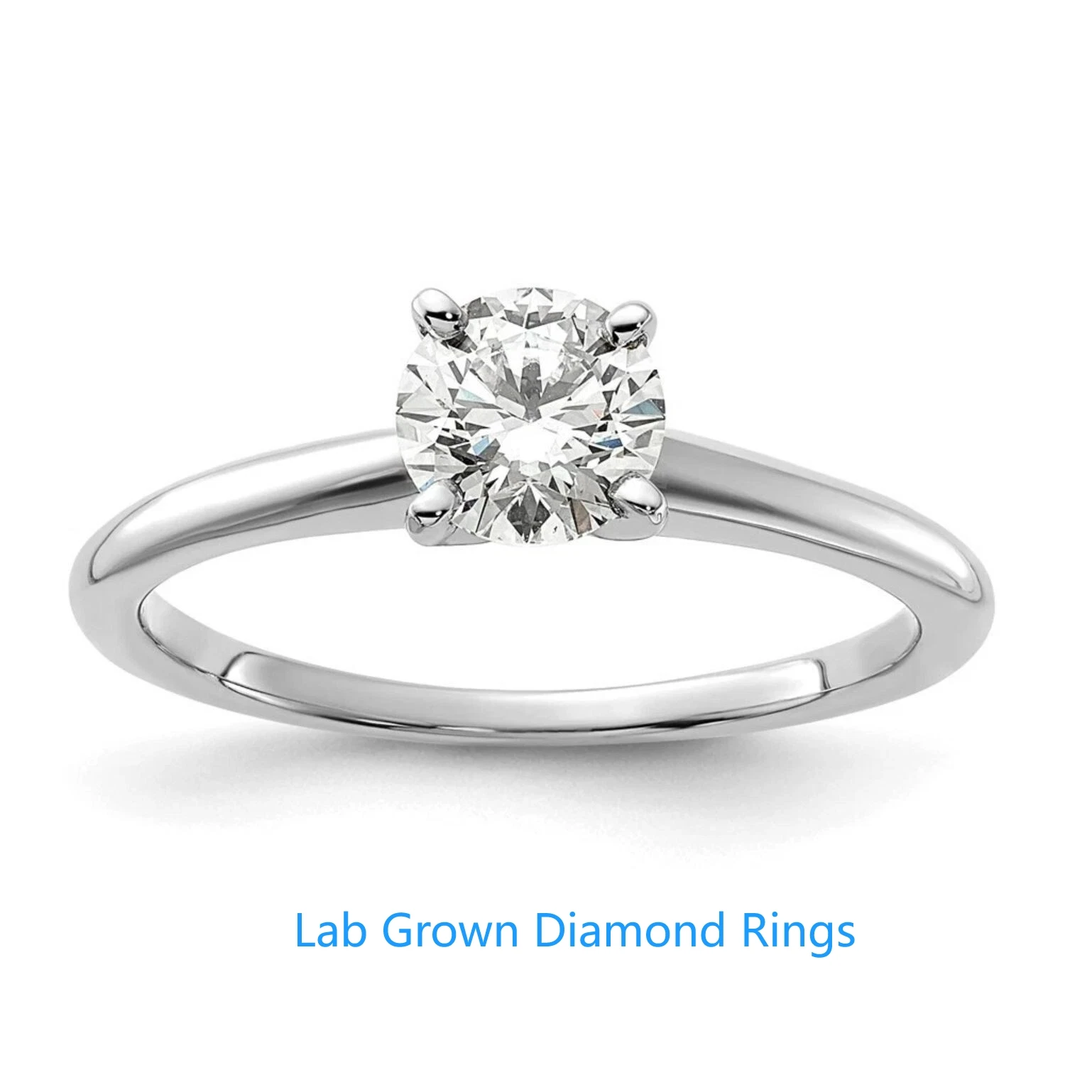 

4-зубчатое платиновое кольцо-пасьянс 950 с круглым вырезом, выращенный в лаборатории бриллиант, 1 карат, основной камень CVD HPHT DEF VS, обручальное кольцо для женщин