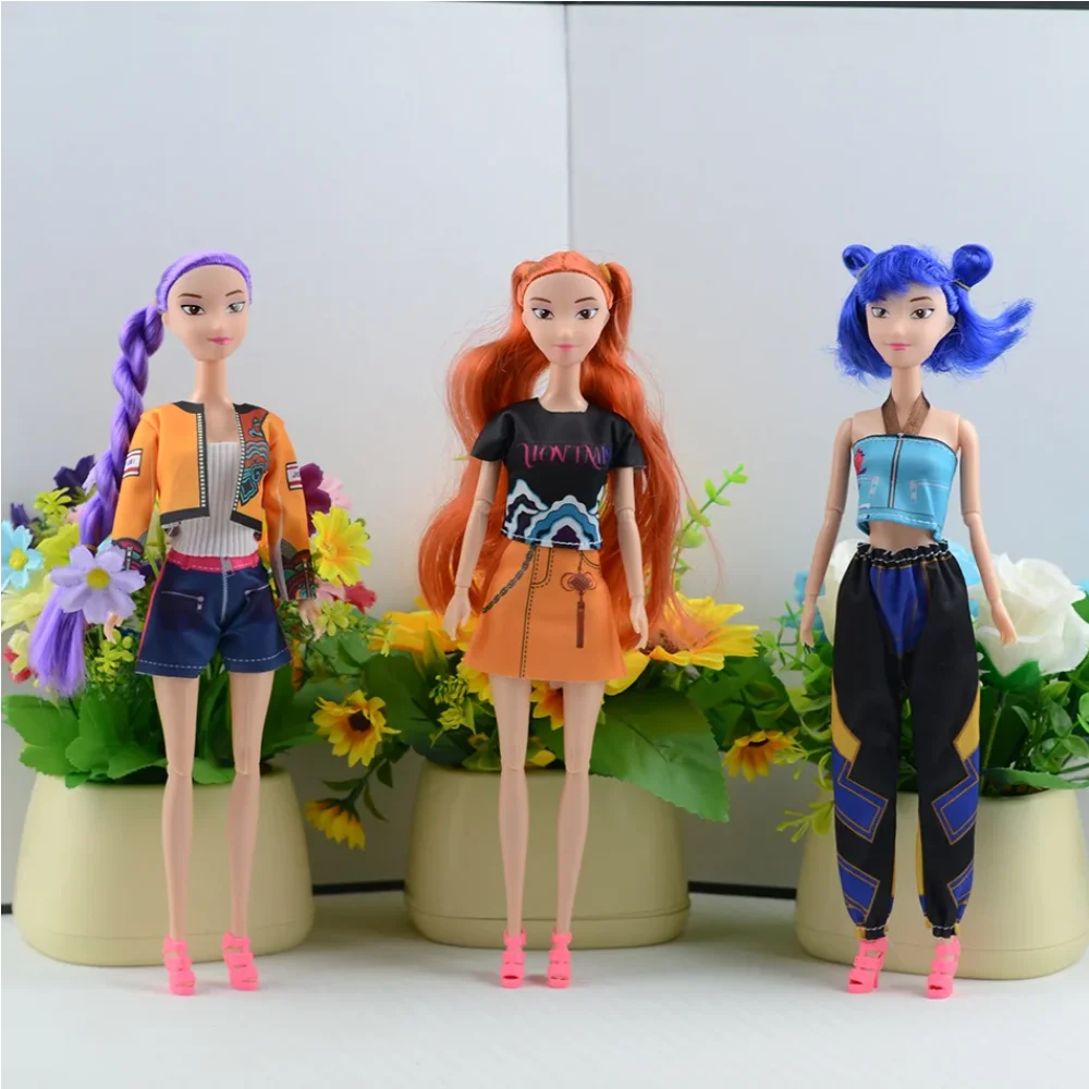 ฟิกเกอร์ไวนิล Kpop Demon Hunters ขนาด 11.8 นิ้ว ของสะสมใหม่ K-POP Demon Slayer ตุ๊กตาจิ๋ว Lumimila Zoey ของตกแต่งโต๊ะทำงาน ของขวัญ