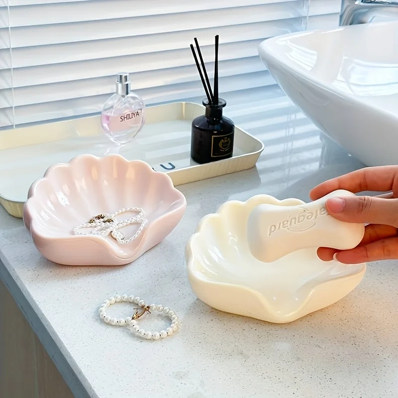 Seifenablage für Badezimmer, Luxuriöse Seifenhalterung mit Abfluss, Badezimmer-Accessoires – Detail 2