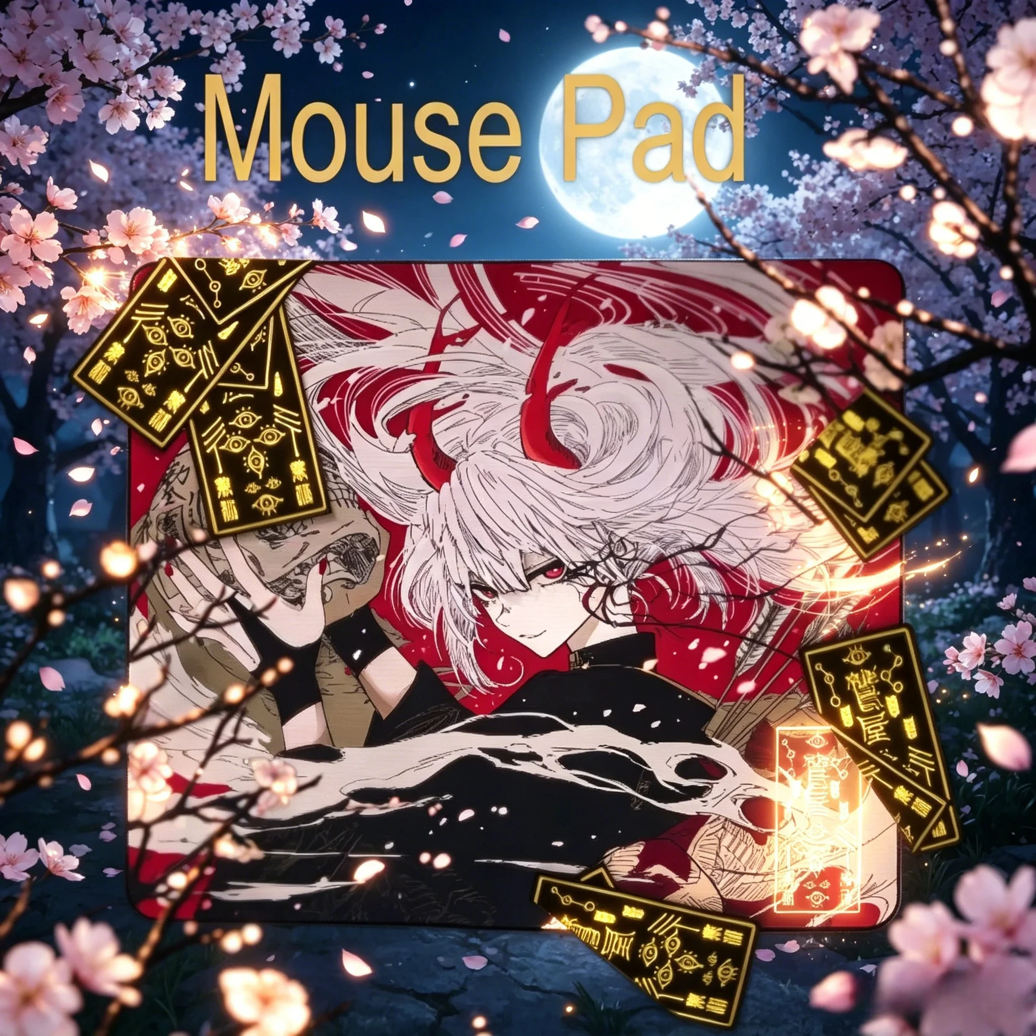 AbyssGaming Mouse Pad Mid Hardness Ultra-Fast Speed Smooth Anime Theme Desk Mat E-sports Mousepad Customized Gaming Accessories