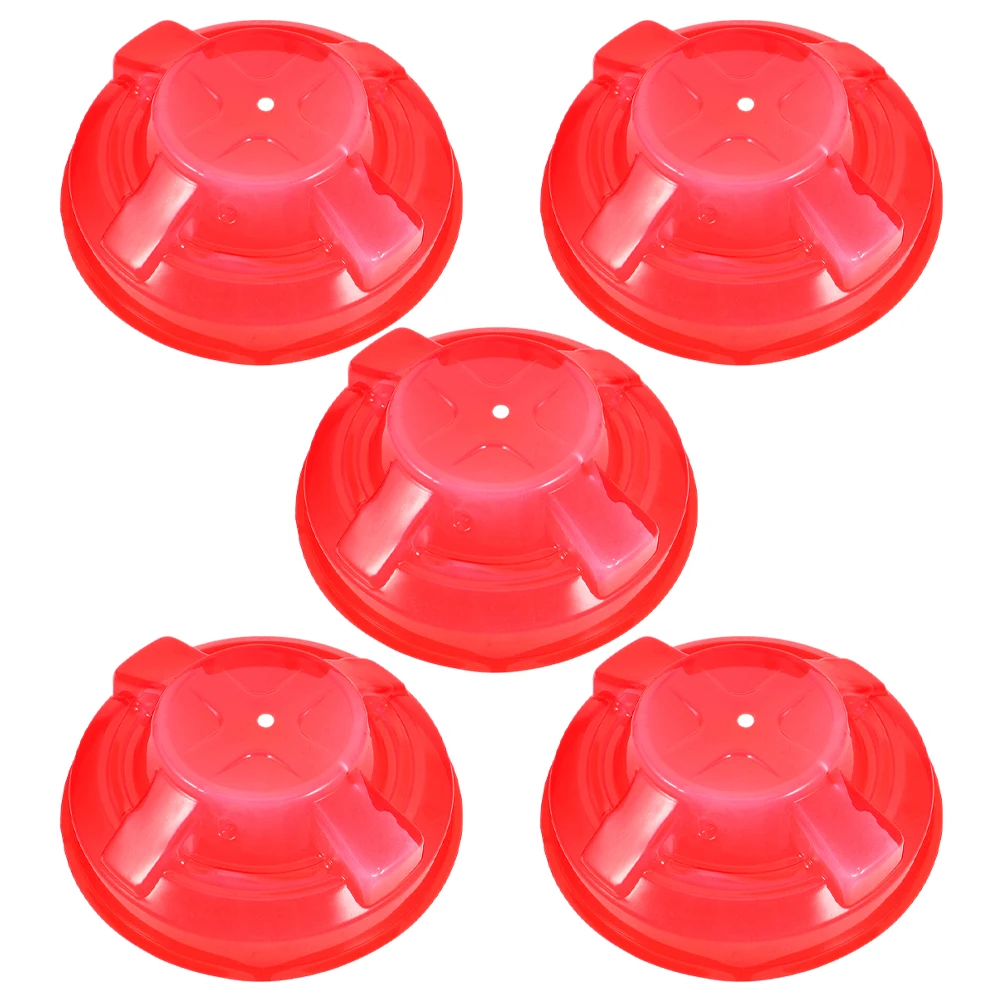 

5 Pcs Smoke Dust Cover Protective for Electronic Alarm Protector Plastic