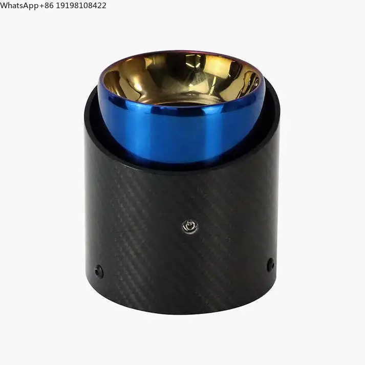 

Насадка на выхлопную трубу из карбона, цвет синий с эффектом обжига, для Mini Cooper R55 R56 R57 R58 R59 R60 R61 F54 F55 F56 F57 F60