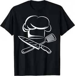 Chef Hat Culinary Sous-Chef Cuisine Kitchen Chief Cook Tools T-Shirt for Worker Cooker Graphic T Shirts Cotton