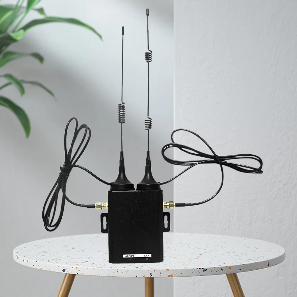 H927 WiFi Router Industrial Grade 4G LTE SIM Card Router 150Mbps with External Antenna Support 16 WiFi Users for Outdoor