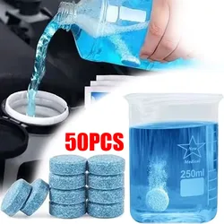 2/50PCS Solid Cleaner Car Windscreen Cleaner Effervescent Tablet Auto Wiper Glass Solid Cleaning Concentrated Tablets Detergent