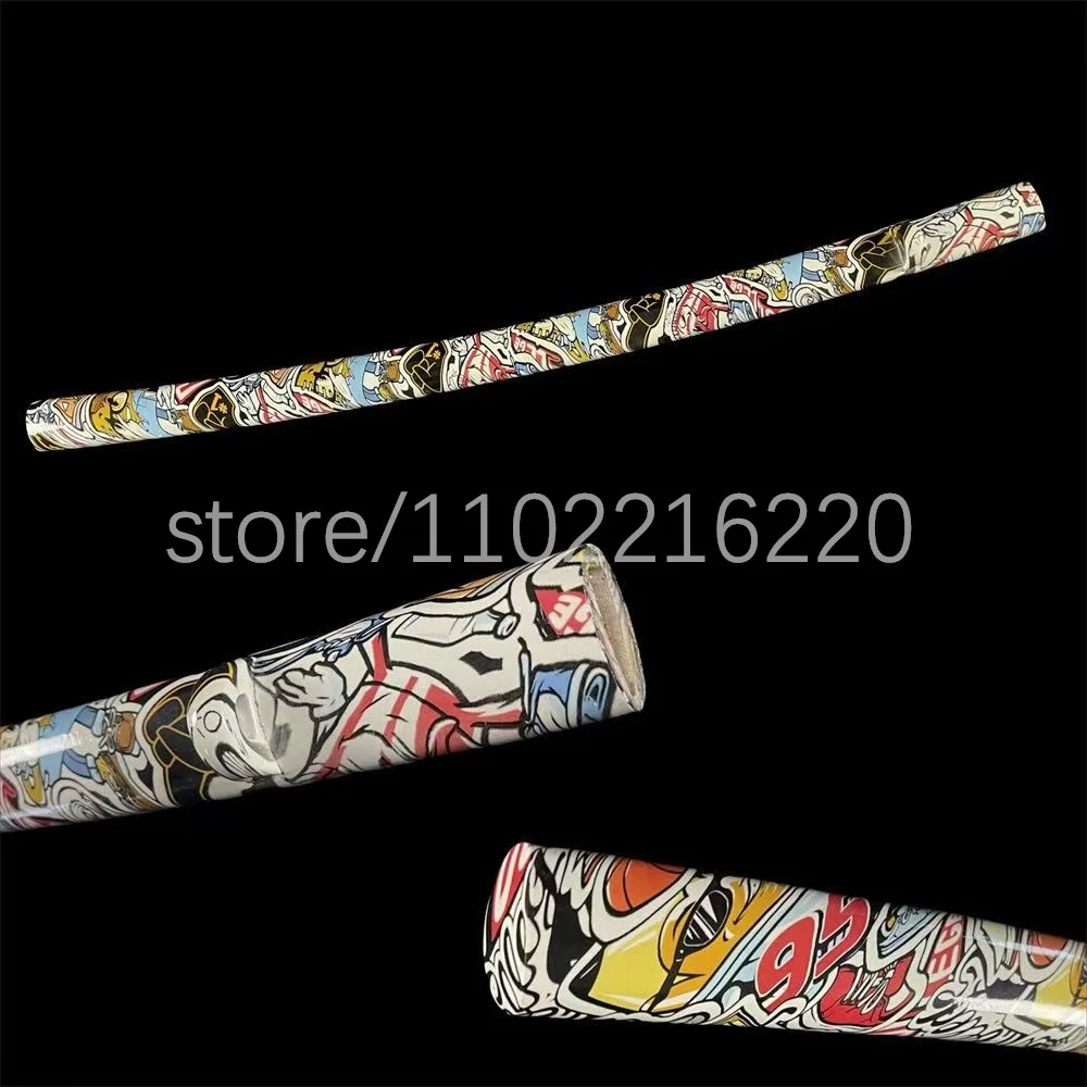 Very Wonderful 76cm Sheath Wooden Saya Scabbard Glossy Lacquered For Japanese Sword Wakizashi Samurai Katana Brand New