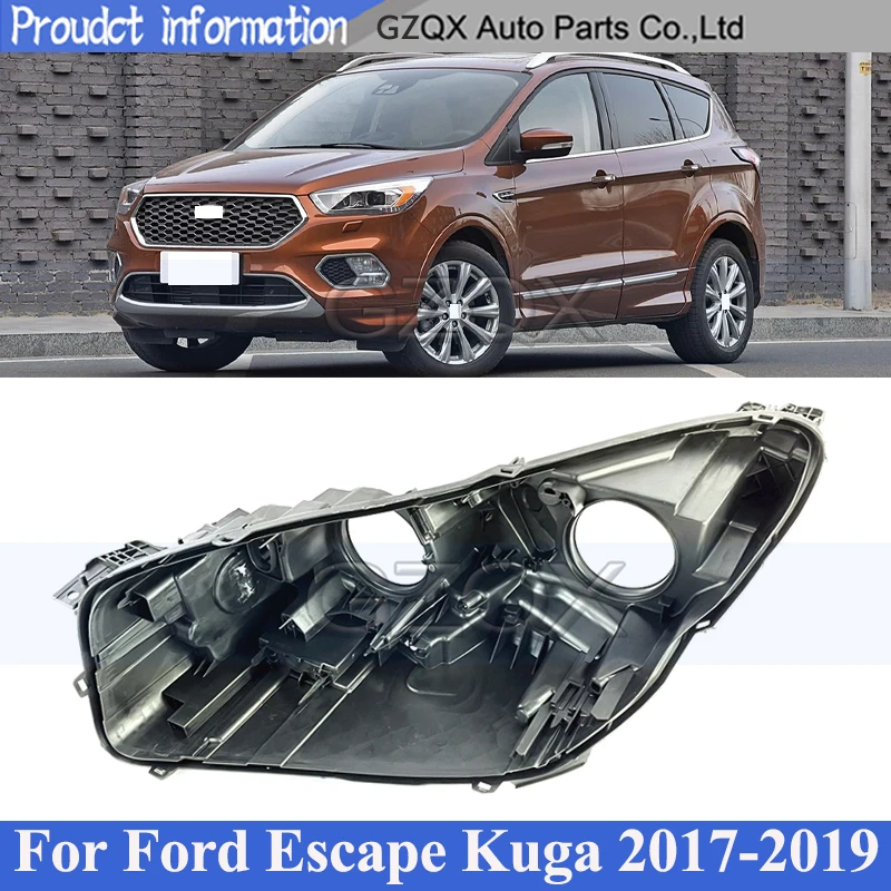 

CAPQX Базовая крышка передней фары для Ford Escape Kuga 2017-2019 Задняя крышка фары Задняя часть фары Задняя часть фары