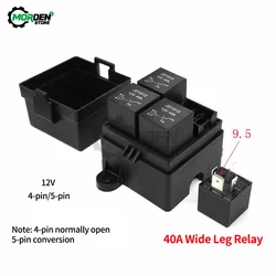 Auto Car Truck 3 Way Fuse Holder Relay holder Circuit Standard ATO Blade Fuse Relay Holder 12V 40A Relay Power Supply