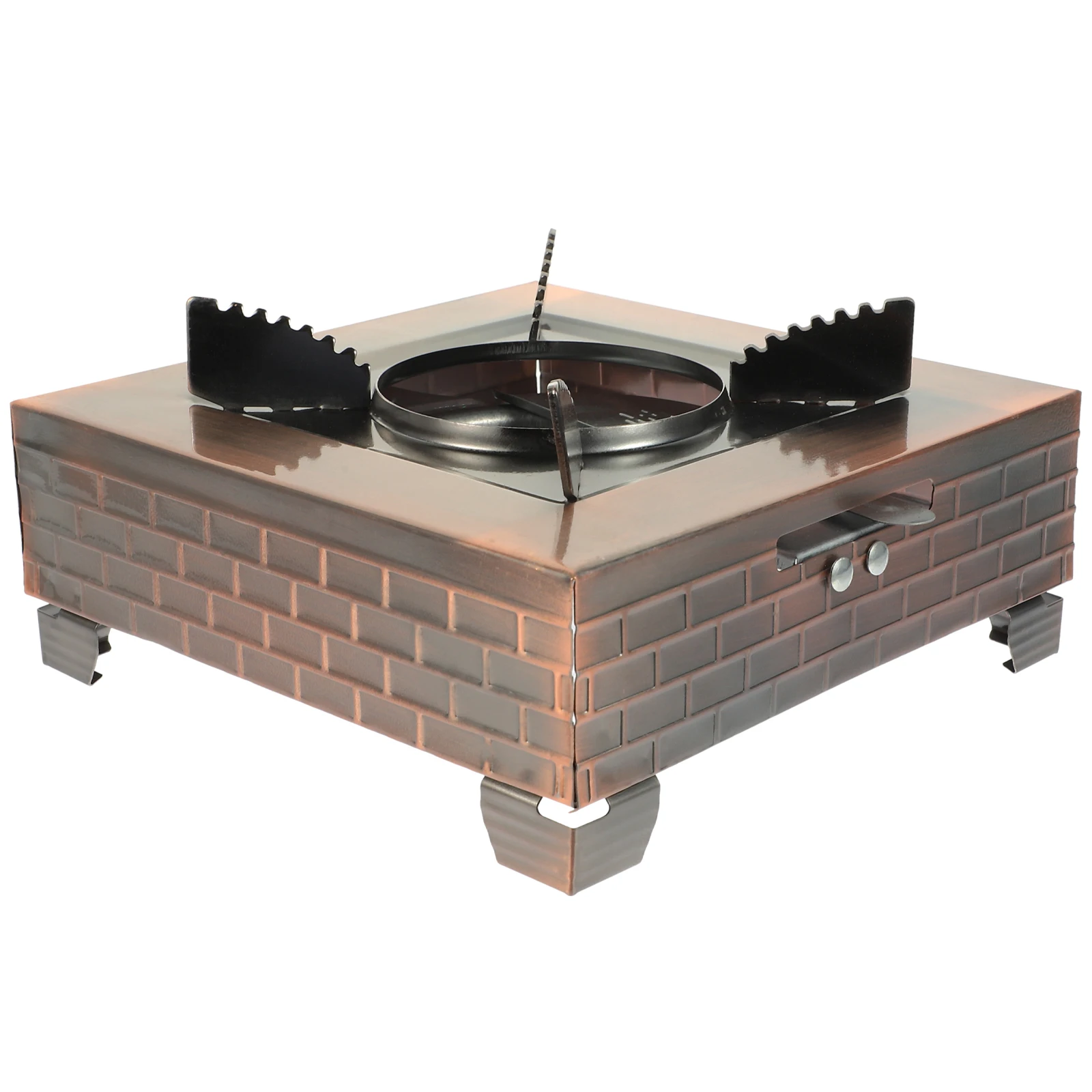 

Camping Stove Small Pot Hot Portable for Outdoor Grill Multifunction Charcoal Stoves Travel