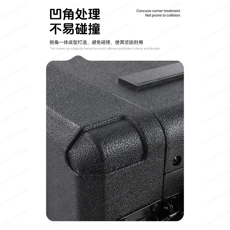 Wireless microphone ABS air case New PE plastic 2U microphone Digital power amplifier Timer 3U case