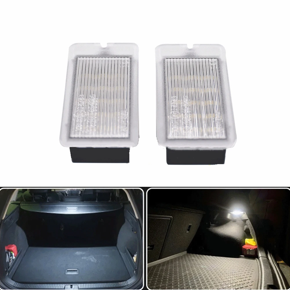 

2pcs LED Luggage Compartment Rear Trunk Boot Lights for Renault Clio III IV V Megane II III Espace IV Twingo Grand Scenic