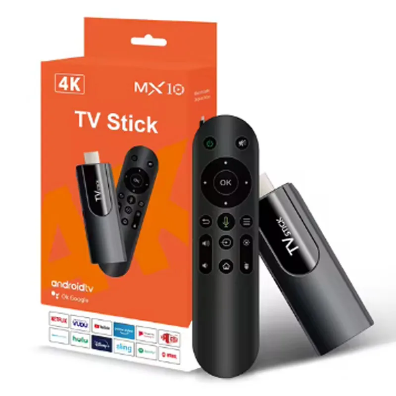 MX10 F3 Android 13 TV Stick HDR Set Top OS 4K 1080P H313 ATV Smart TV Sticks For Google YouTube Smart Media Player