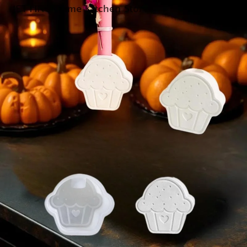 

Подсвечник в форме кекса, силиконовая форма, длинная свеча, подсвечник, бетонные формы, обеденные украшения, форма для подсвечника