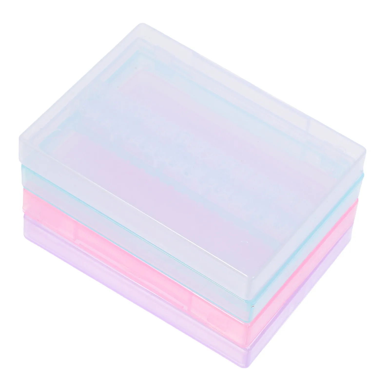 4Pcs Sturdy Grinding Heads Holder Compact Manicure Tool Boxes Dust Proof Moisture Proof Nail Salon Accessory Case