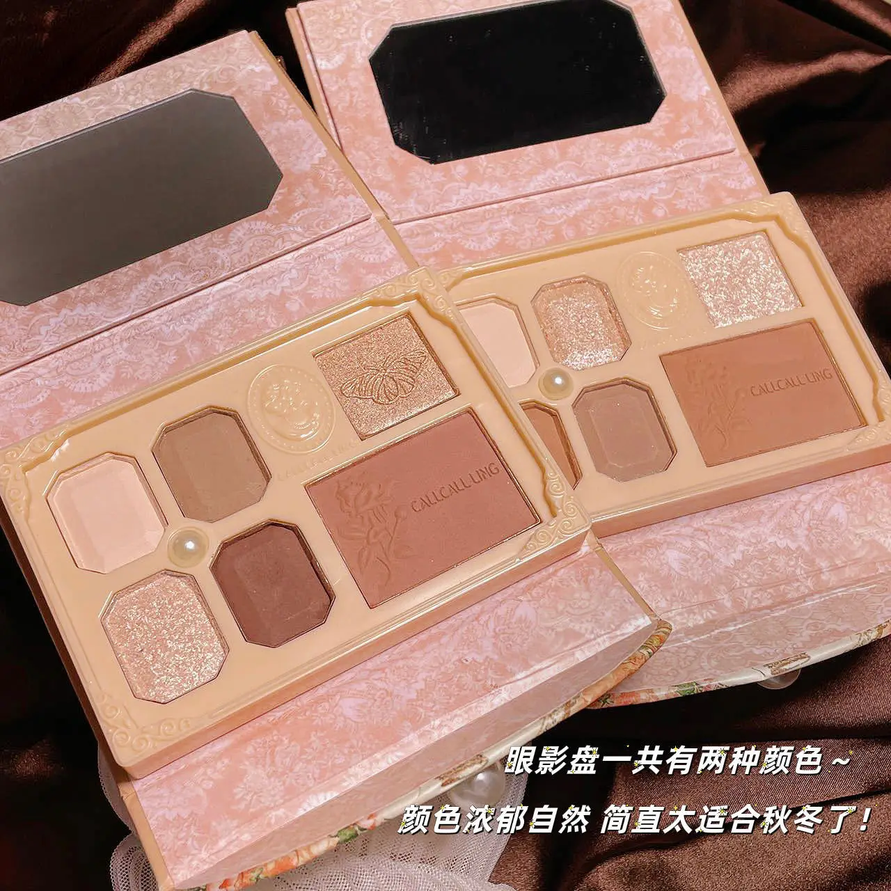 6 kolorów Sakura paleta świąteczna Shimmer Shine paleta cieni do powiek z matowymi i błyszczącymi paletami cieni do powiek błyszczące cienie do powiek