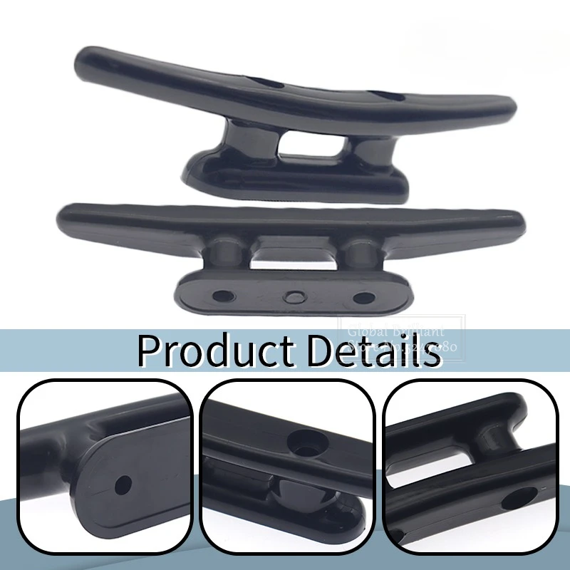 

4"/5"/6"/8"/10" Nylon Marine Boat Mooring Cleat Yacht Dock Deck Base Line Rope Tie Bollard Boat Hardware Accessories