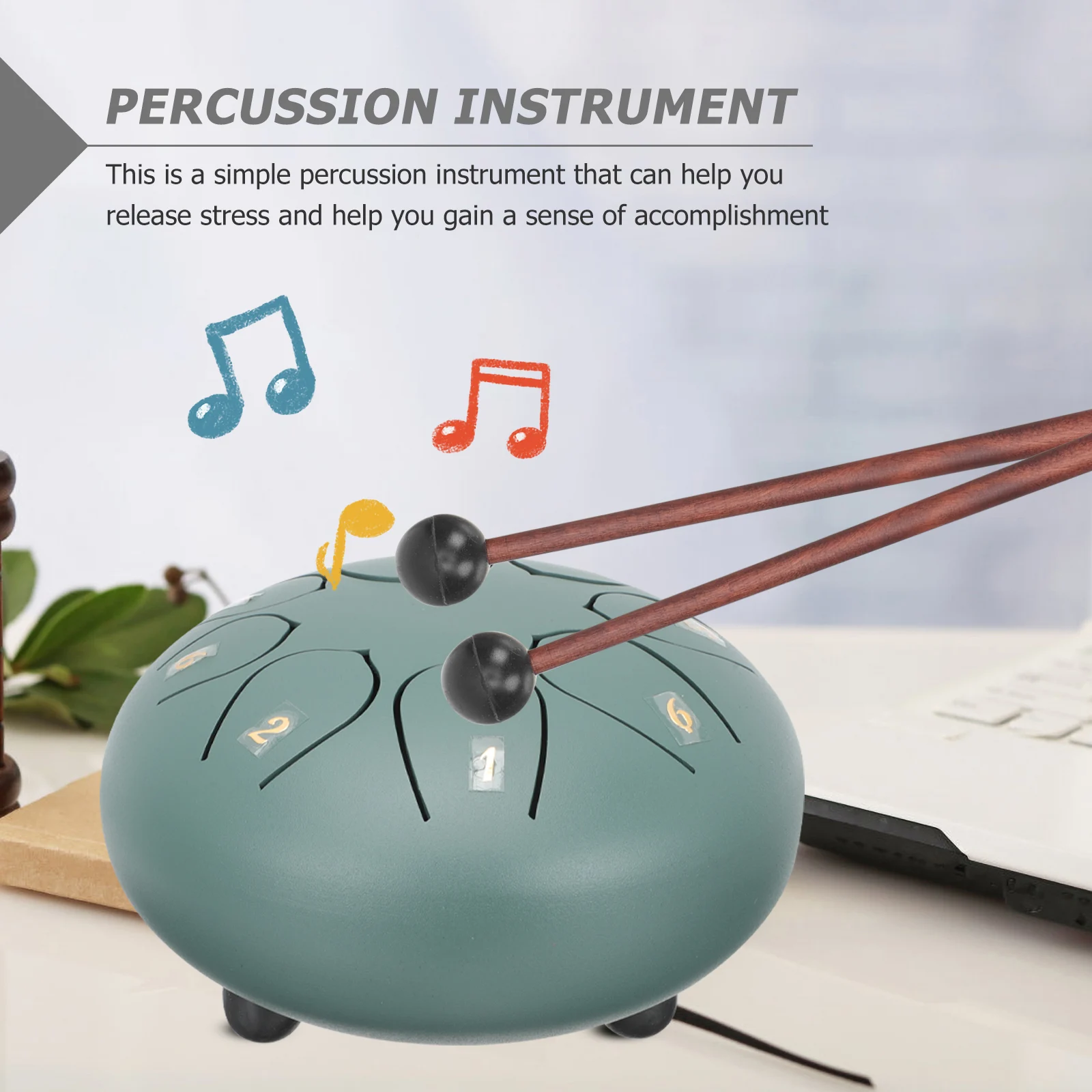 

Ethereal Drum Tongue Hand Musical Concert Percussion Instruments Pan for Mini Gong Mandolin
