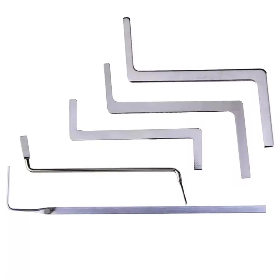 5pcs Broken Key Remove Auto Extractor pick Set Locksmith Wrench Tackle Tool Supplies Lock Pick Hardware metal DIY Handle Tool