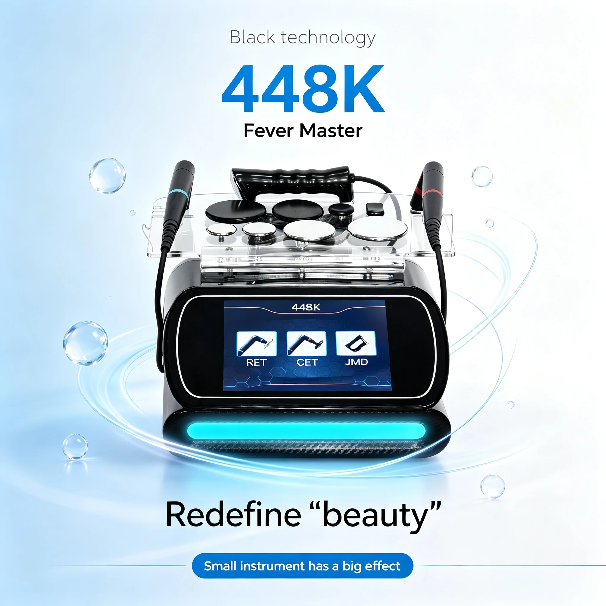 3 in 1 RET CET Diathermy 448KHZ RF Tecar  INDIBA Deep Care Body Sliming Pain Relief Skin Tightening Beauty Machine