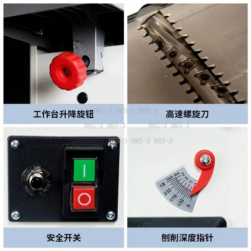 

Multifunctional Desktop Woodworking Planer, High Power Spiral Cutter Design, Household Electric Tool