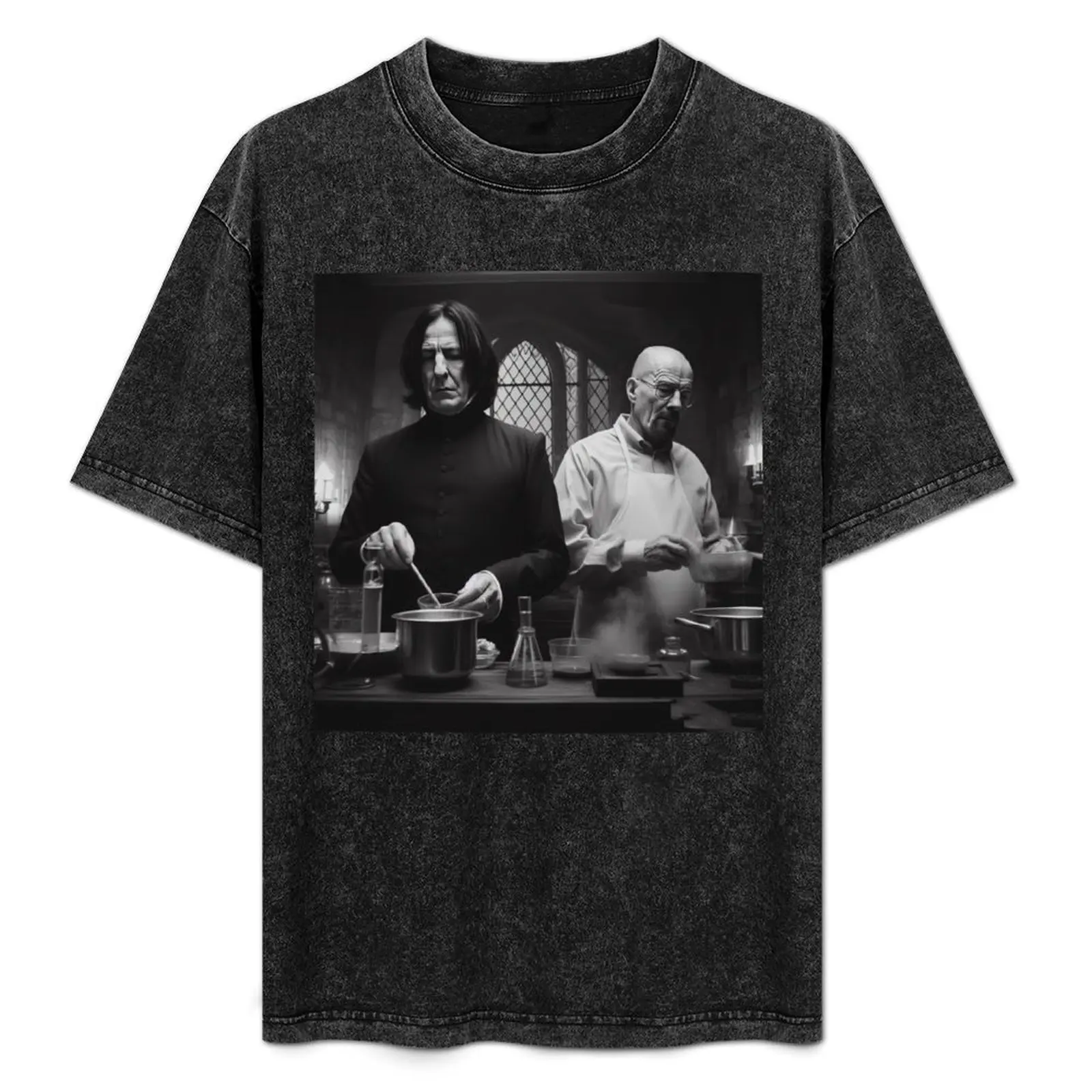 

Laboratory Cook T-Shirt Art Pattern Printed Casual Top
