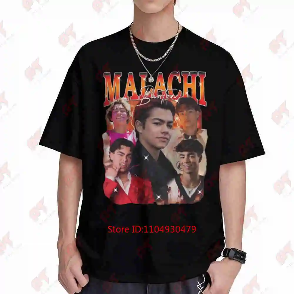 Malachi Daniel Barton Short Sleeve Tee 100% Cotton T-Shirt