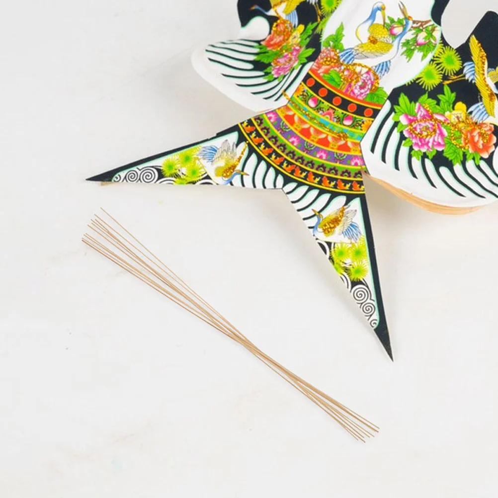 50 Stuks Kite Maken Materialen Bamboestokken Lange Lichtgeel Craft Strips Onvoltooide voor DIY Kite Frame Ondersteuning Staven Accessoires