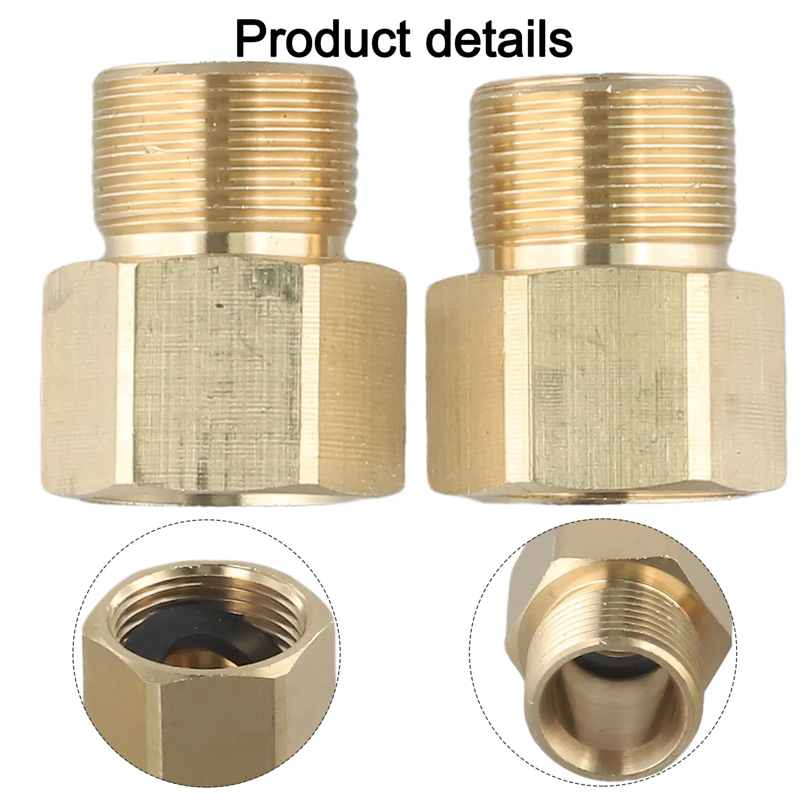 

High Pressure Washer Fitting Washer Coupler Snow Foam Lance M22 15mm Car Foaming New Pressure Professional High Quality Kit