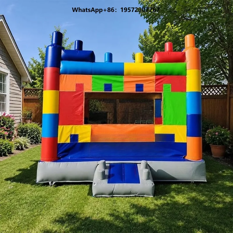 PVC  Bounce House Building Blocks Bouncy Castle Inflatable Bouncer