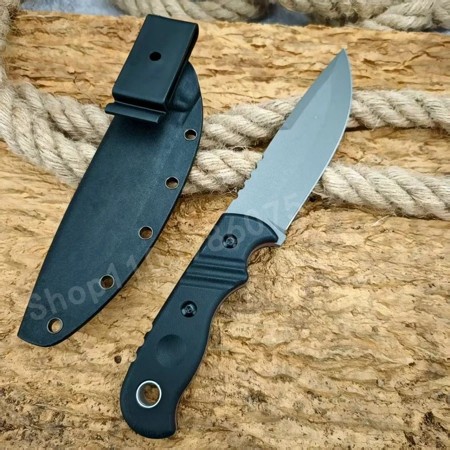 

Нож для выживания на открытом воздухе Tex, лезвие 8Cr13Mov, ручка G10, многофункциональный аварийный портативный нож для навыков выживания на открытом воздухе