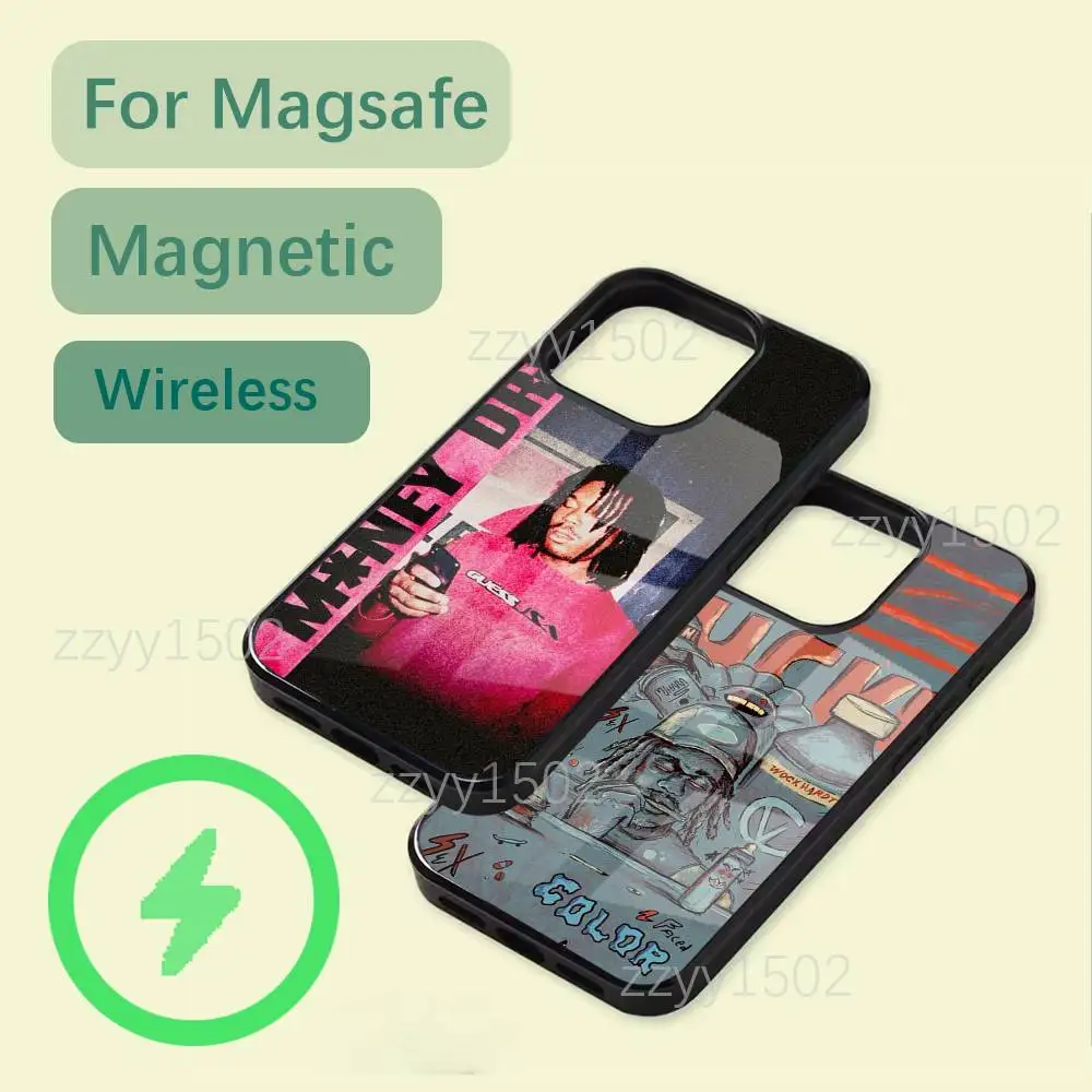 

Lucki Rapper Gemini Phone Case For iPhone 17,16,15,14,13,12,11,Pro,Max,Plus,Mini,SE4,E Magsafe Wireless Charging