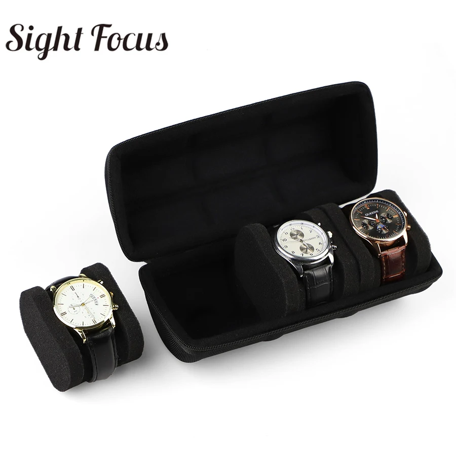 1,2,3,5 Slots EVA Hard Shell Watch Box Portable Outdoor Watch Organizer Watch Boxes Container Travel Wrist Watch Storage Case