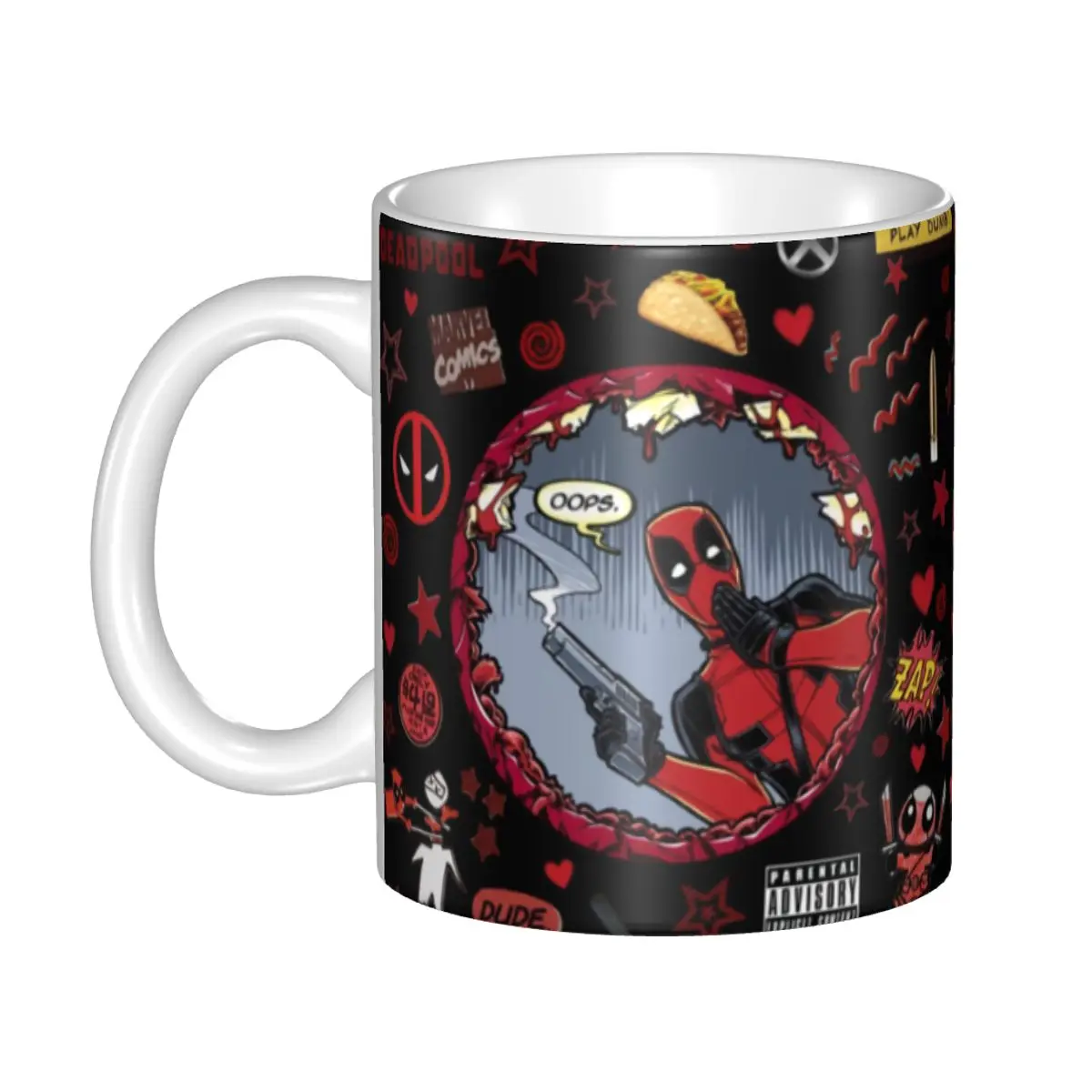 

Кофейная кружка супергероя Дэдпула, сделай сам, керамическая кружка для чая, молока, чашка