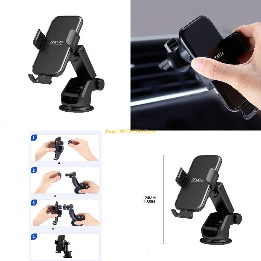 

K0EA для смартфона, автомобильного вентиляционного отверстия/приборной панели, 15 Вт, адаптер для быстрой зарядки, подставка, на