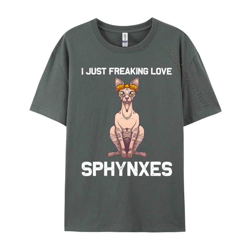 Cool Sphynx For Hairless Cat Lover Owner Sphynx Customized T Shirts ostern Day Tops Shirt 2024 Fashion Cotton Fabric Top T Shirt