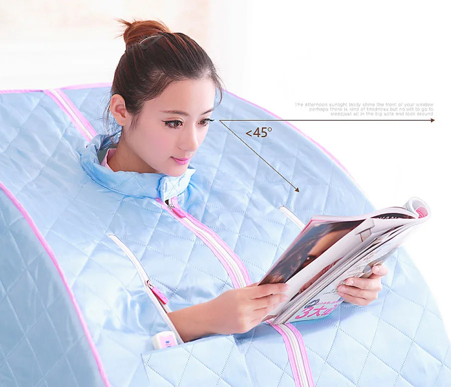 

Customizable Family steam sauna box sweat fumigator body health physiotherapy benefits both men and women