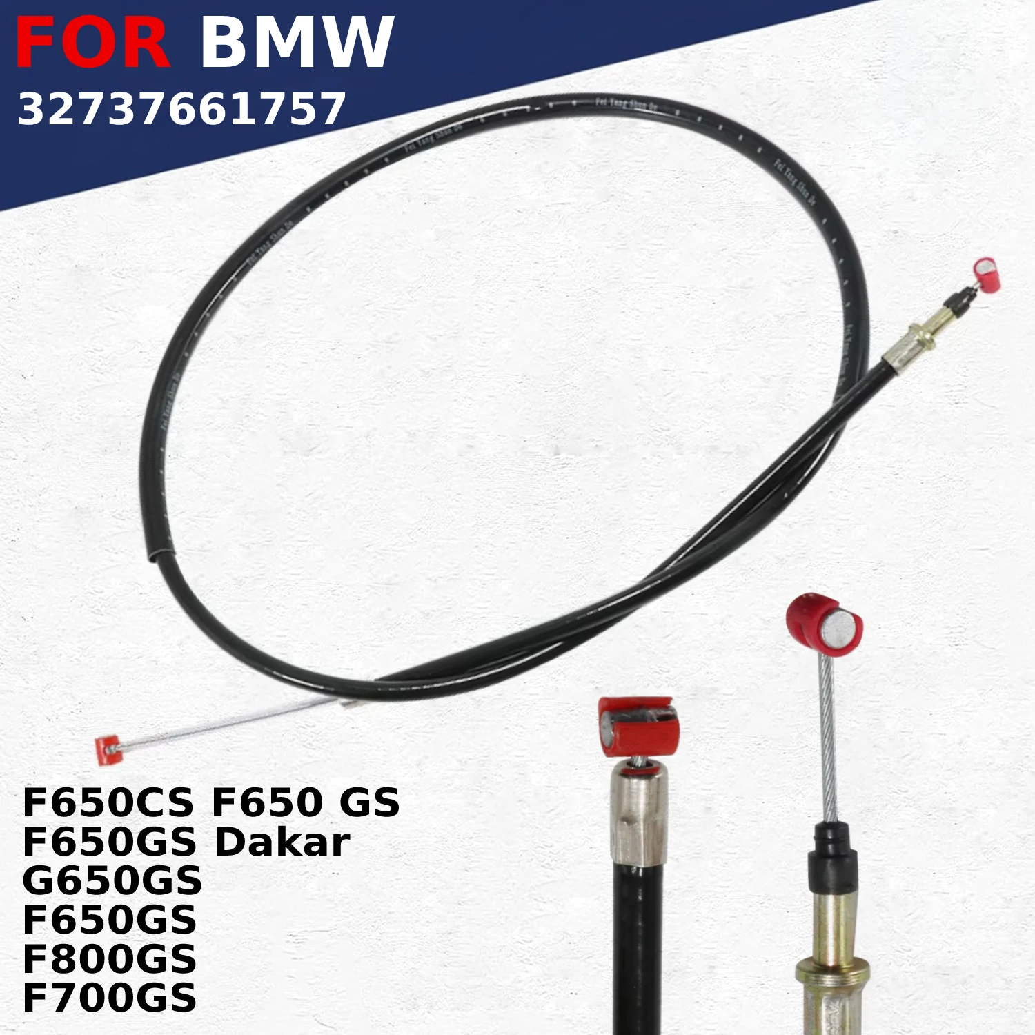 

Motorcycle Parts Clutch Cable Pull Brake Line For BMW F650 GS G650GS F700GS F800GS Dakar 2001-2005 1999-2008 32737661757