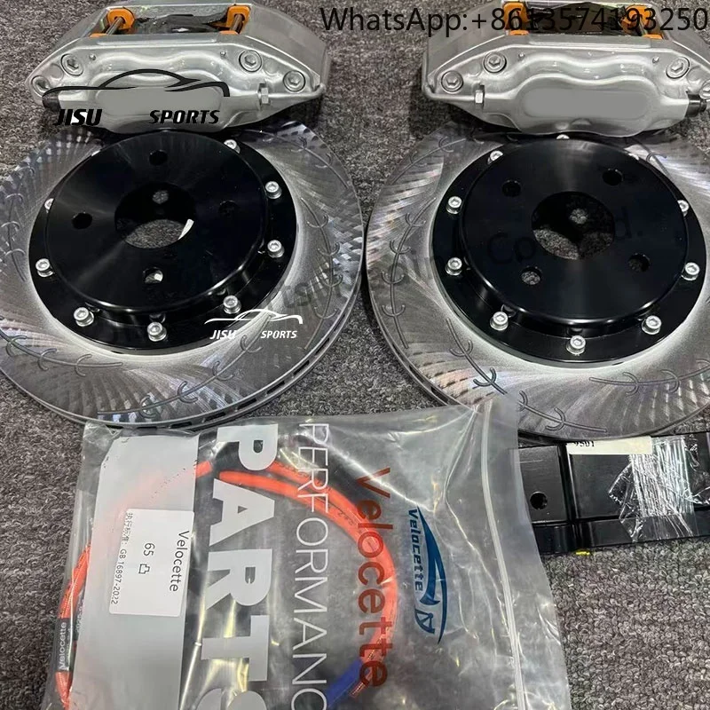 

For 7600 Car Brake Set 4 Piston Brake Caliper Lightweight Caliper 285MM for Racing Toyota Hilux Corolla Innova Reiz Honda Civic