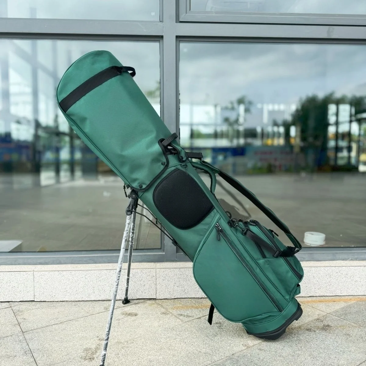 Multifunction Golf Stand Bag High Quality Fashion Outdoor Sports Bag Large Capacity Women Men Portable Bracket Bag,Green,White