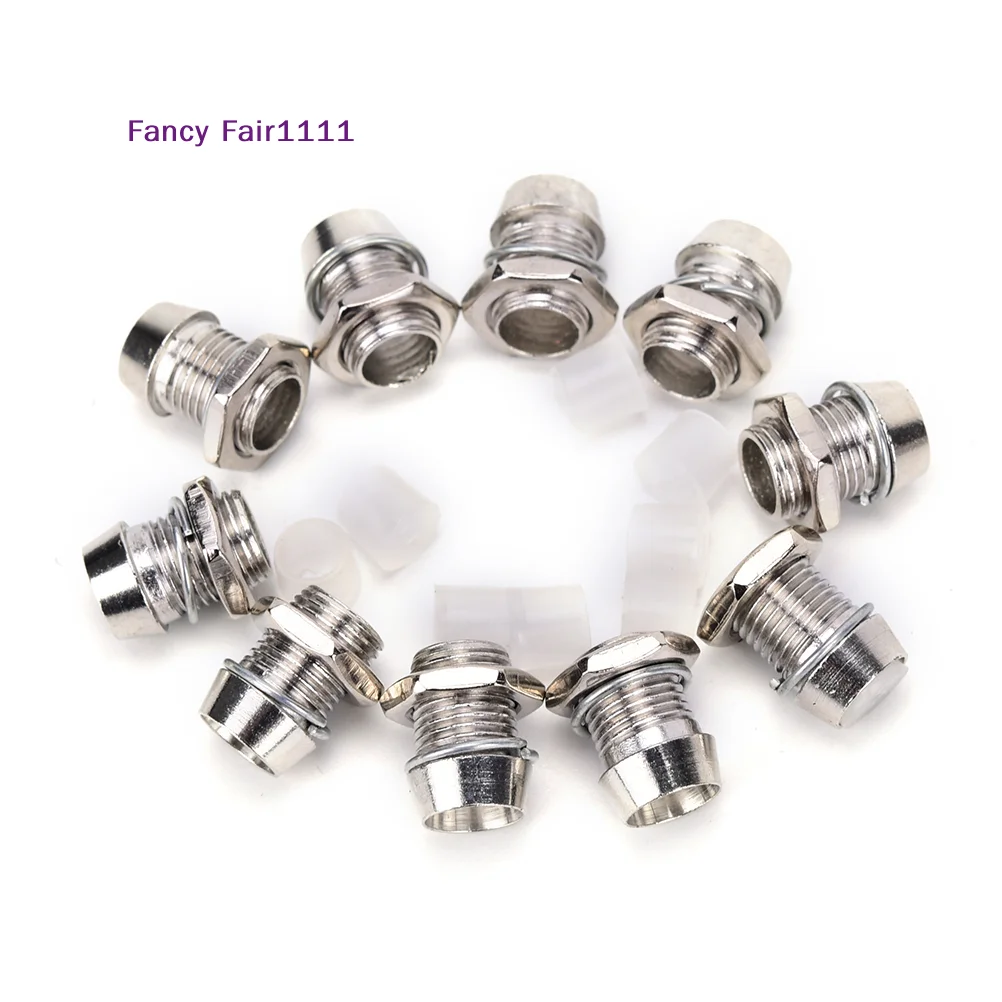 

New 10 Pcs Copper 5mm Light Emitting Diode LED Holder Mount Panel Display new