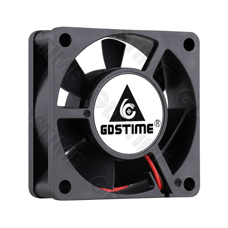Wentylator GDSTIME 60mm 24V 12V 5V Chłodzenie CPU Wentylator do Obudowy Komputera PC 60MM*20MM Wentylator Osiowy 6020 Wentylator Chłodzący do Części Drukarek 3D — zdjęcie produktu 2