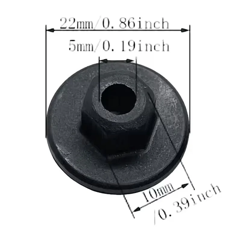 07147169847 R-156 20PCS  Fastener suitable for automatic clamping and fixing of splash guard nut of BMW chassis bumper